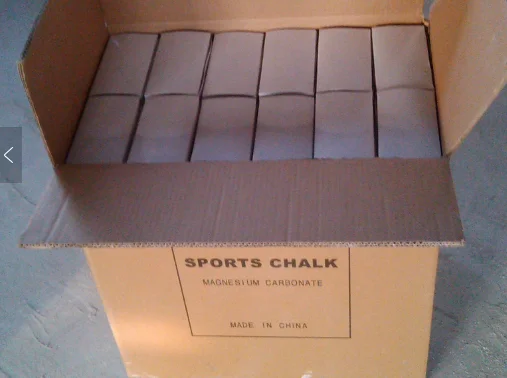 Custom Logo Premium Quality 2 Ounce Block  Magnesium Carbonate Gym Chalk blocks