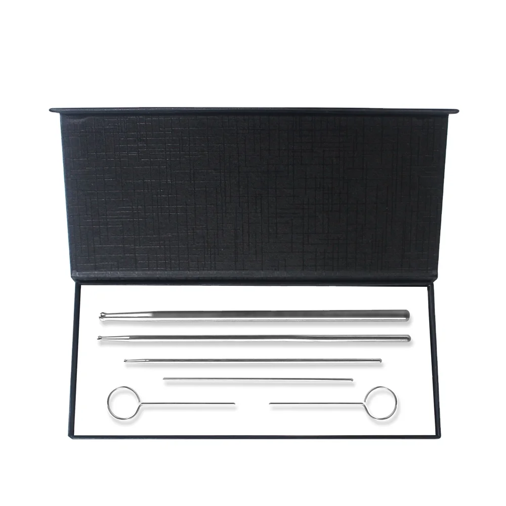 New Reptile Accessories Stainless Steel Round Ball Tip Snake Gender Probe Kit Sexing Probe Set