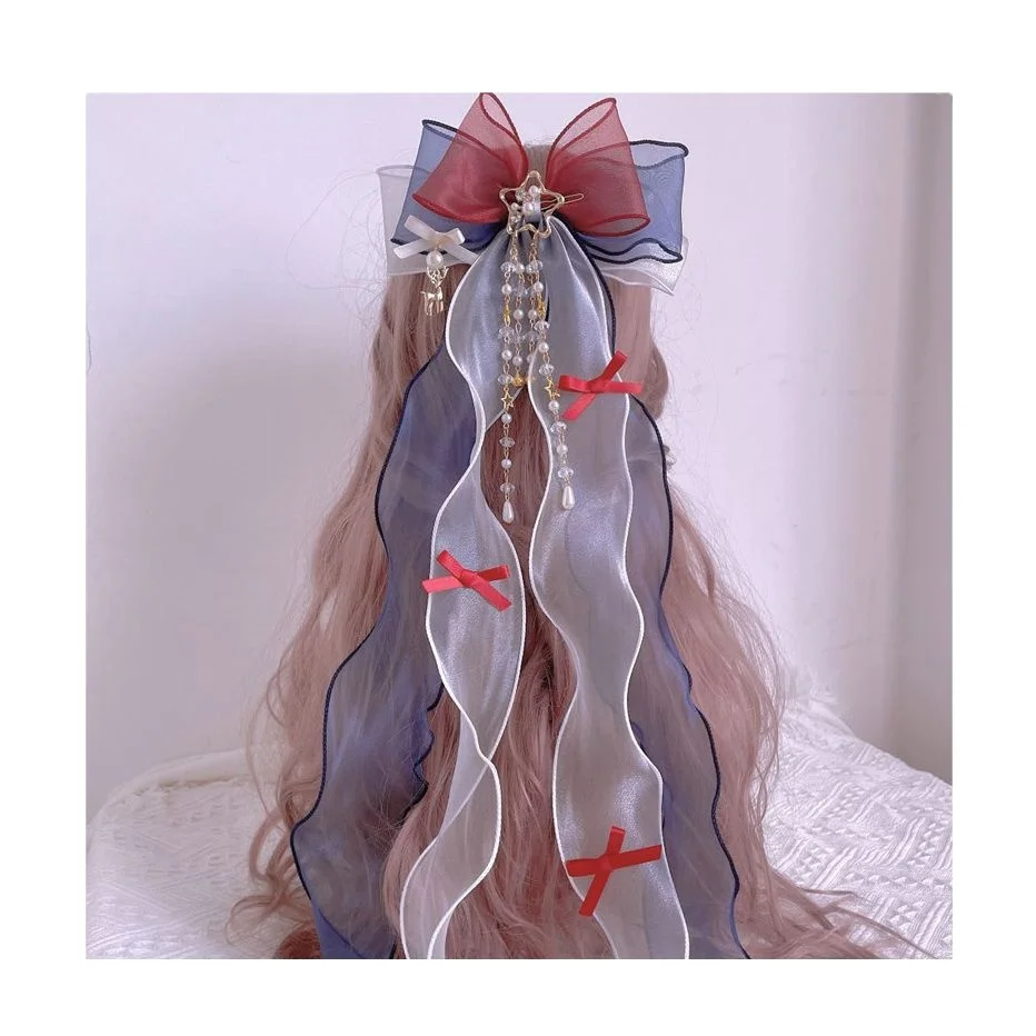 New Style Ribbon Boutique Girls Hair Bows Clips Hair Bows With Hair Clip Accessories