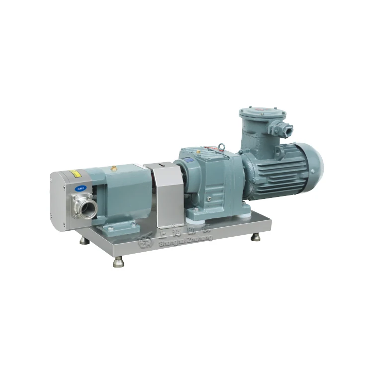 Manufacturer Wholesale Stainless Steel Tri Lobe Rotary Lobe Pump Electric Powered Transfer of Chemical Liquids