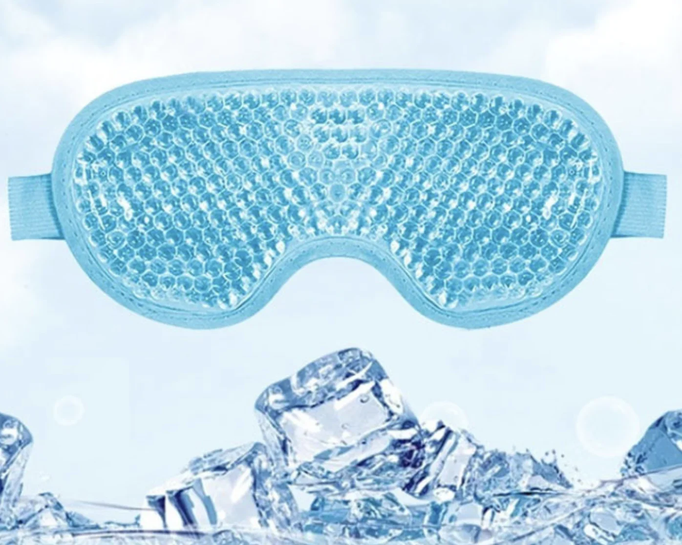 Reusable PCM phase change material Cold Eye Mask Cooling Eye Mask Gel Eye Mask for Puffiness for Hot Cold Therapy