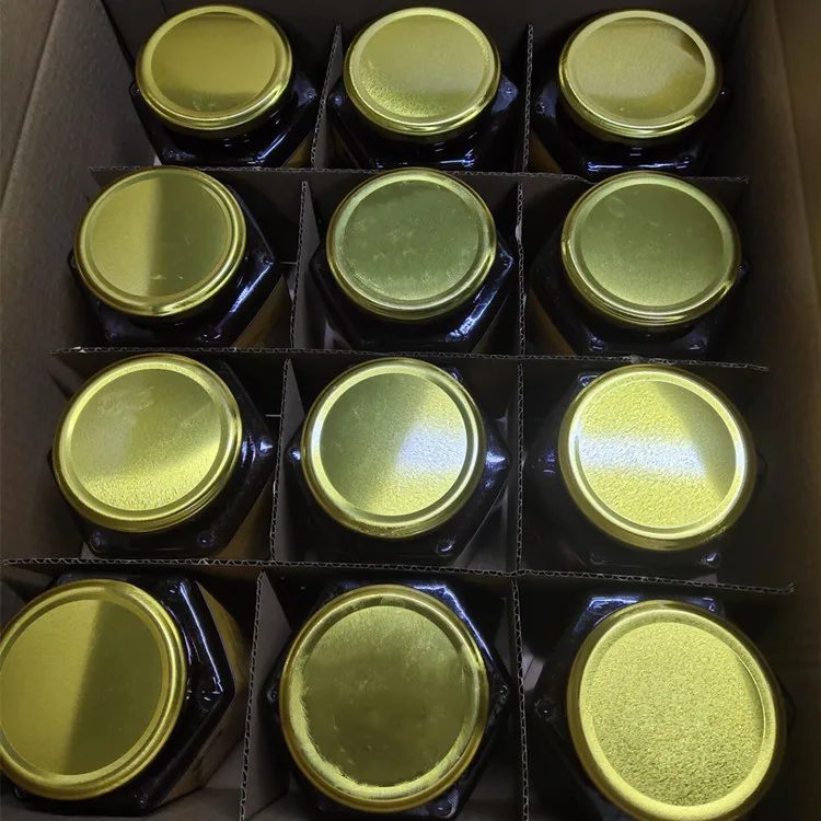 Popular Glass Jar Honey Fashion Packaging Natural Honey