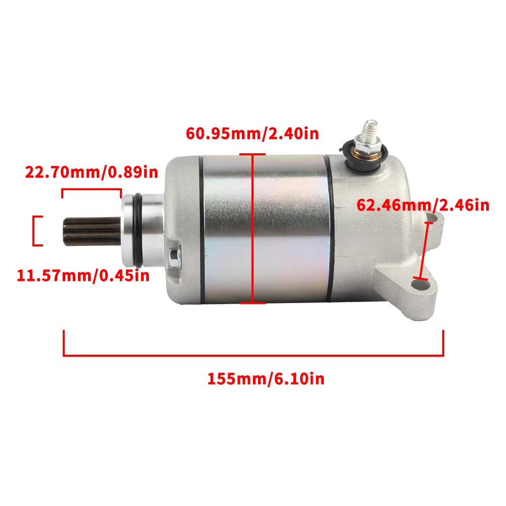 For Yamaha YFZ 450 2004-2013 ATV Motorcycle Starter Motor 5TG-81800-00-00 5TG-81890-00-00 12V CW Street Supermoto Modified Parts