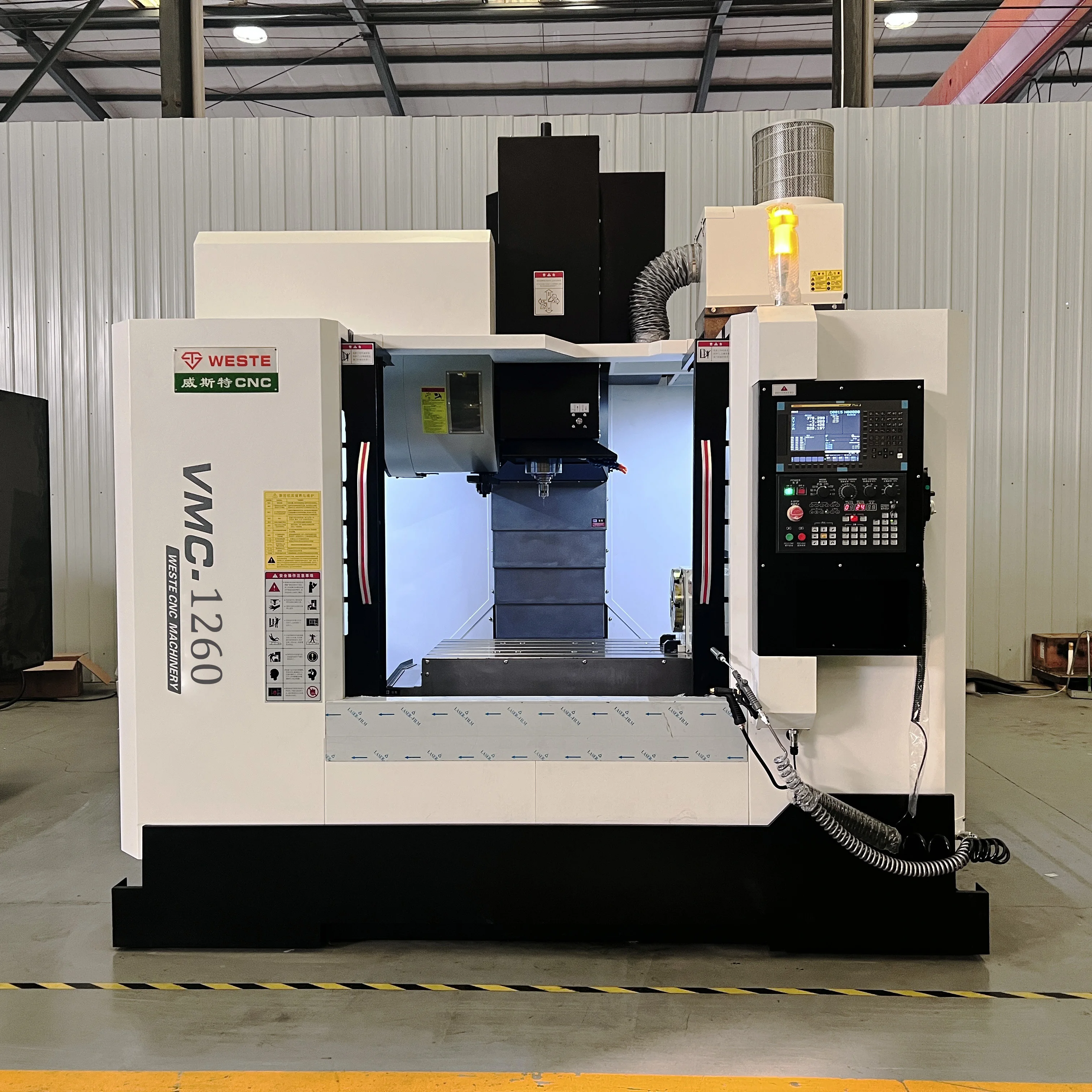 VMC1260  horizontal machining center cnc vertical 5 axis cnc machining center Frame