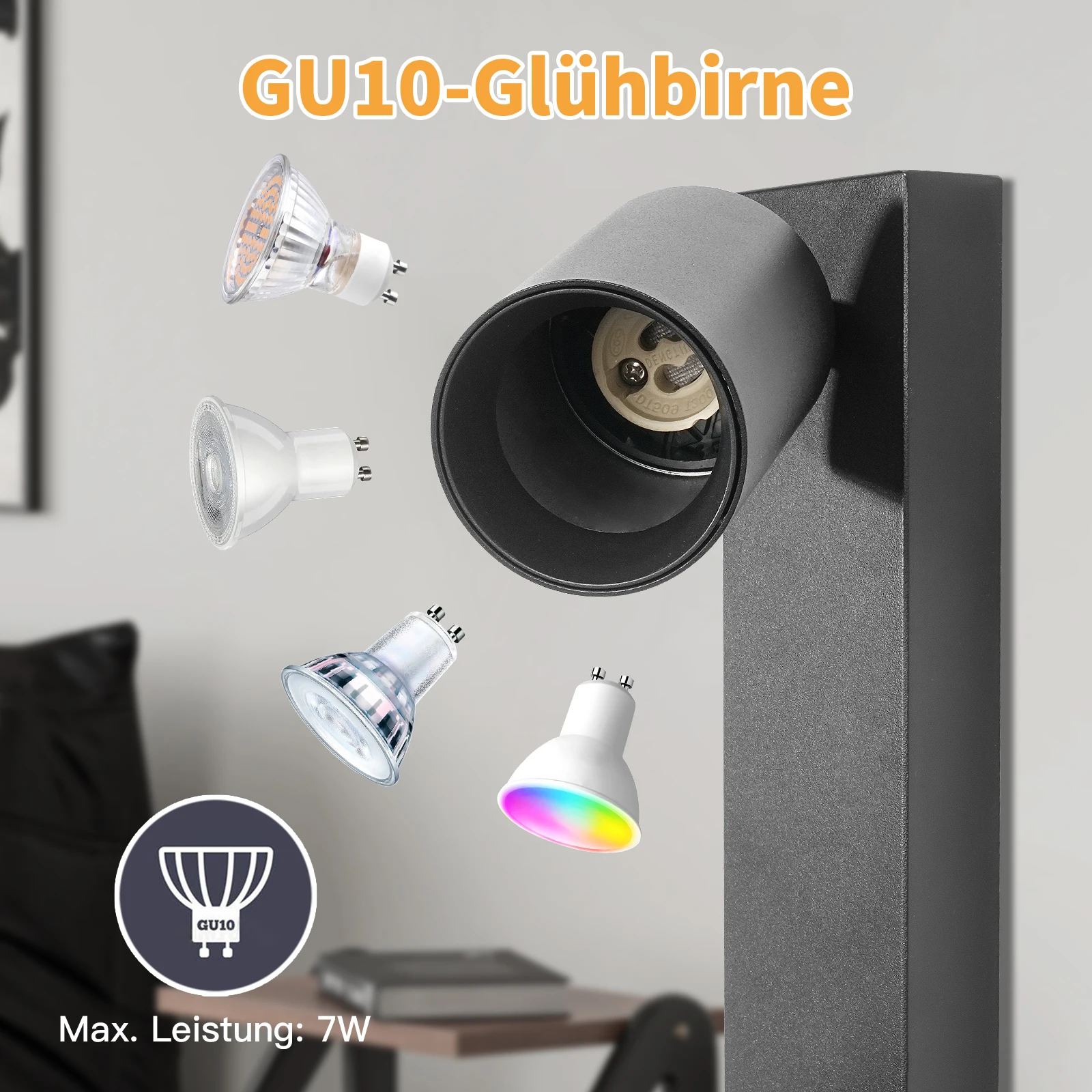 3 прожектора настенный светильник