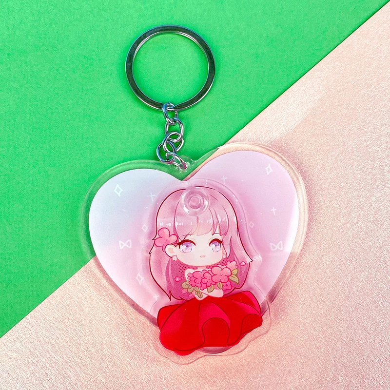 Fast Delivery Plastic Key Chains Bts Kpop Keychain Anime Acrylic Keychain