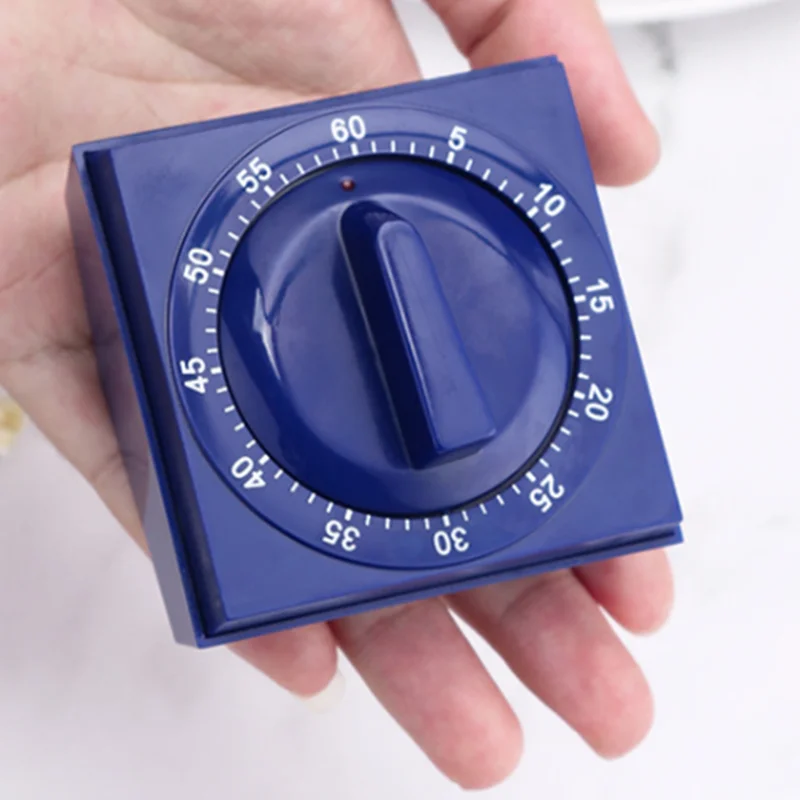 Auto Off 60 Minute Visual Countdown Timer with Loud Voice Fun Shaped Mechanical Timer for Kitchen, Homework, Exercise