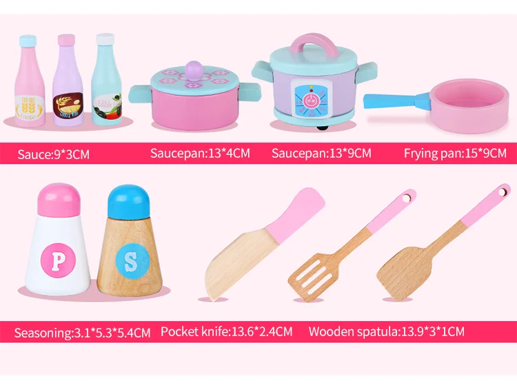 High quality wooden kitchen set for kids toy kitchen toys wood