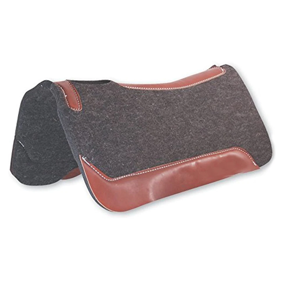 
Wool Felt Contoured Horse Saddle Pad Horse Half Pad 