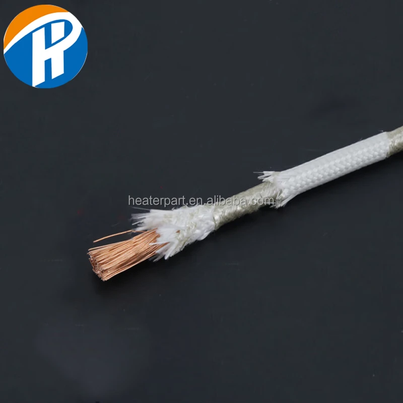 Cable Factory Sale Various Glass Fiber Braided Pure Cooper Wire Flexible GN500 braided silver Cables