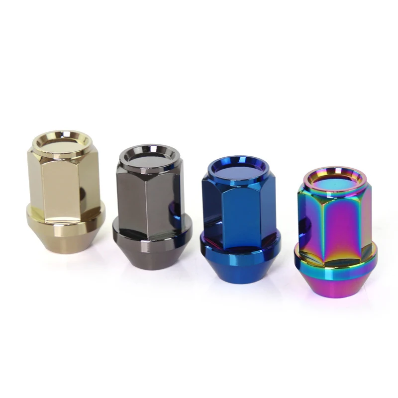 Popular Custom Bulge Acorn Chrome Plated Steel M12X1.5 Conical Seat Car Wheel Lug Nuts