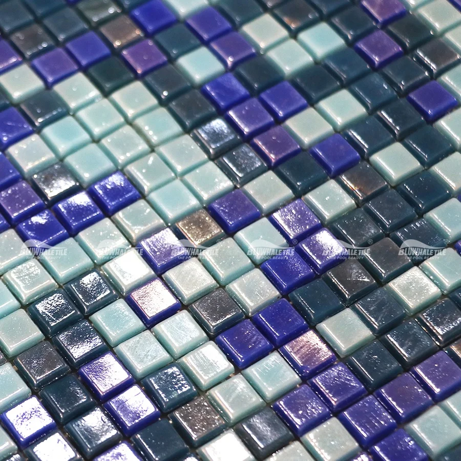 Factory Direct Supply Hotel Spa Building Materials Wall Decoration Glass Mosaic Art Tiles Swimming Pool