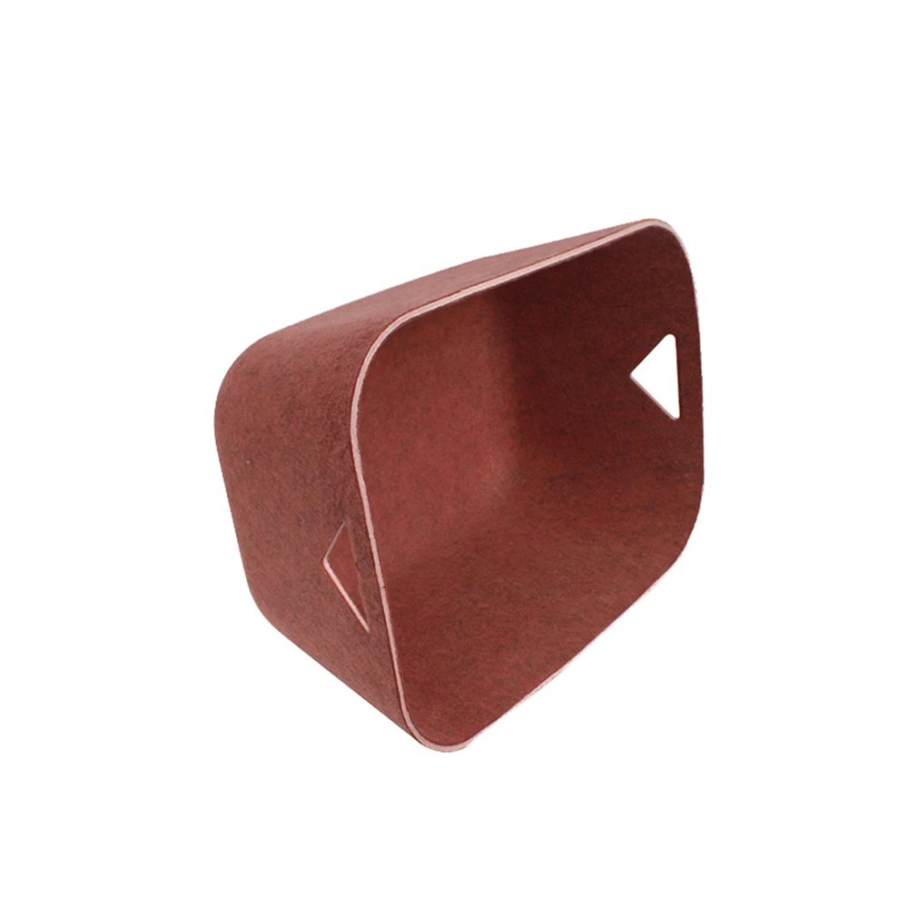 PET felt heat forming Integrated molding desktop heavy duty plastic felt baskets for storage household laundry boxes and bin