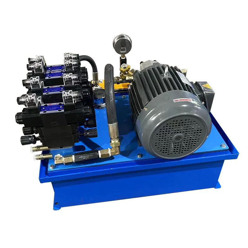 portable hydraulic press quanzhou electric gear pump oil hydraulic pump station with valve