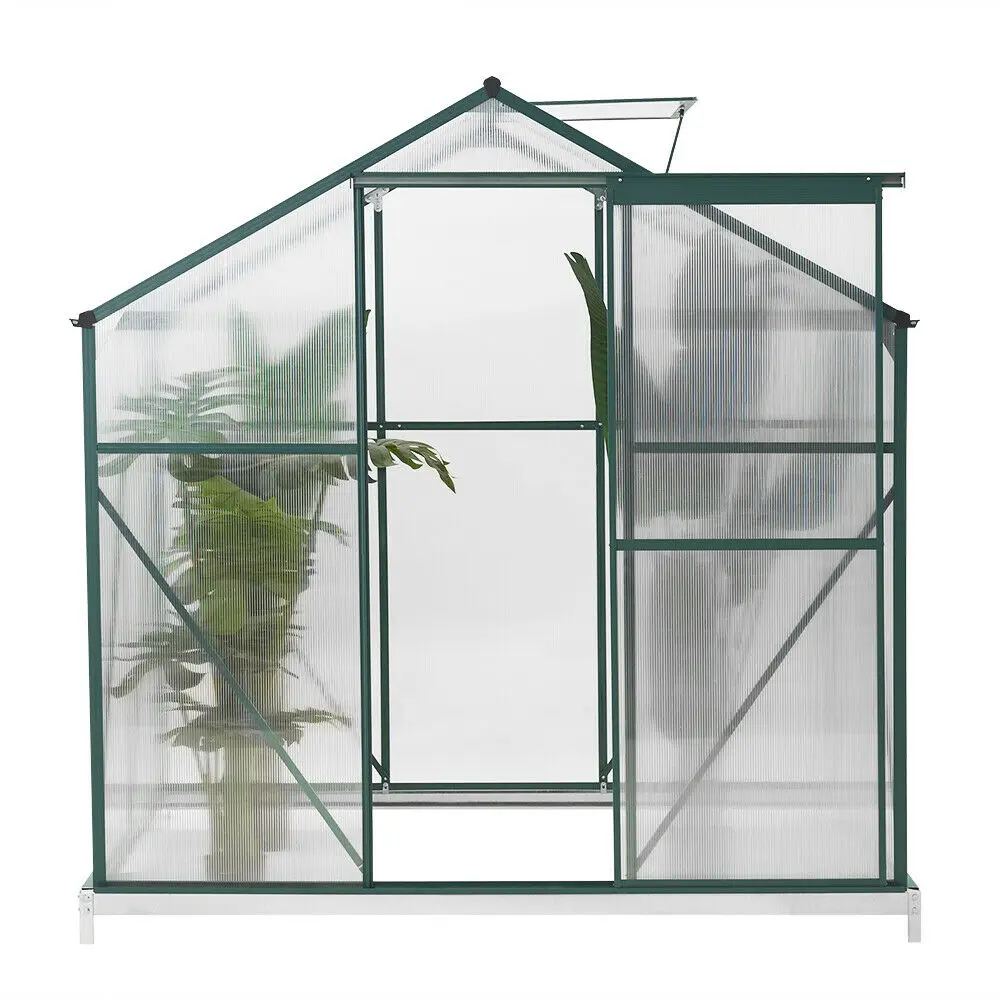 aluminium garden walk-in greenhouse