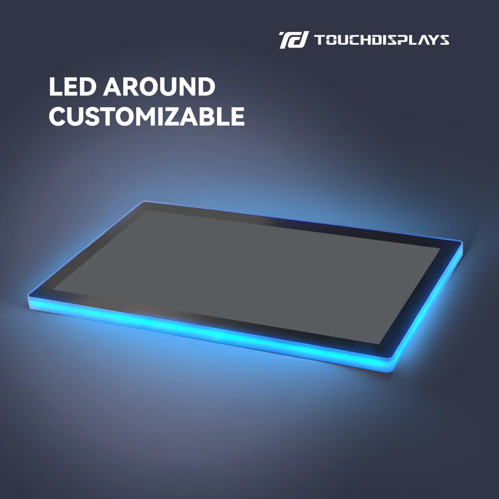 21.5 inch all in one open frame monitor lcd monitor usb touch screen monitor supermarket touch screen