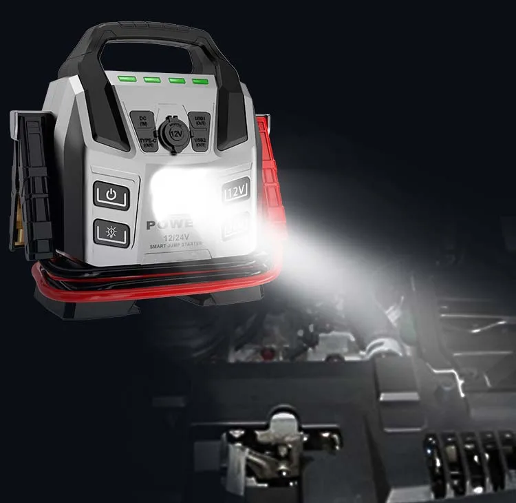 Emergency Rescue Tool 80000mah 12/24v Diesel Battery Power Station 12000 Amp Auto Jump Starter For Lorry