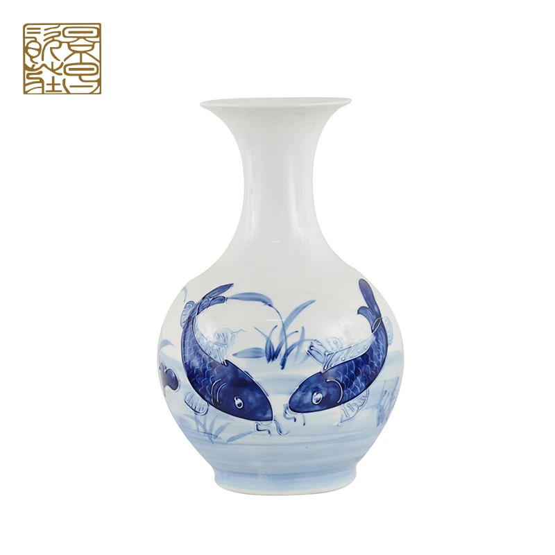 Ceramic Vase New Chinese European Modern Home Vase for Flower Arrangement and Elegant Decoration