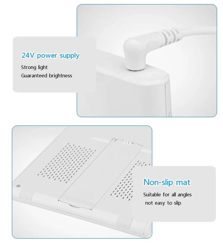 Sun Lamp, Uv-free 10000 Lux Light Therapy Lamp LED DC 220V High Energy BIO-SMD LED Bright White Lighting and Circuitry Design