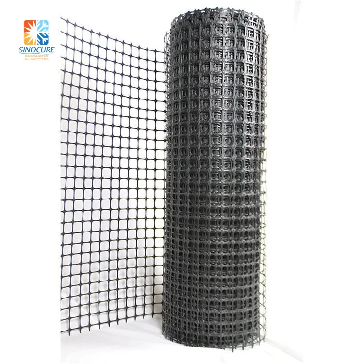 Biaxial tensile plastic geogrid for roadbed reinforcement factory direct sale complete specifications 20kn-100kn