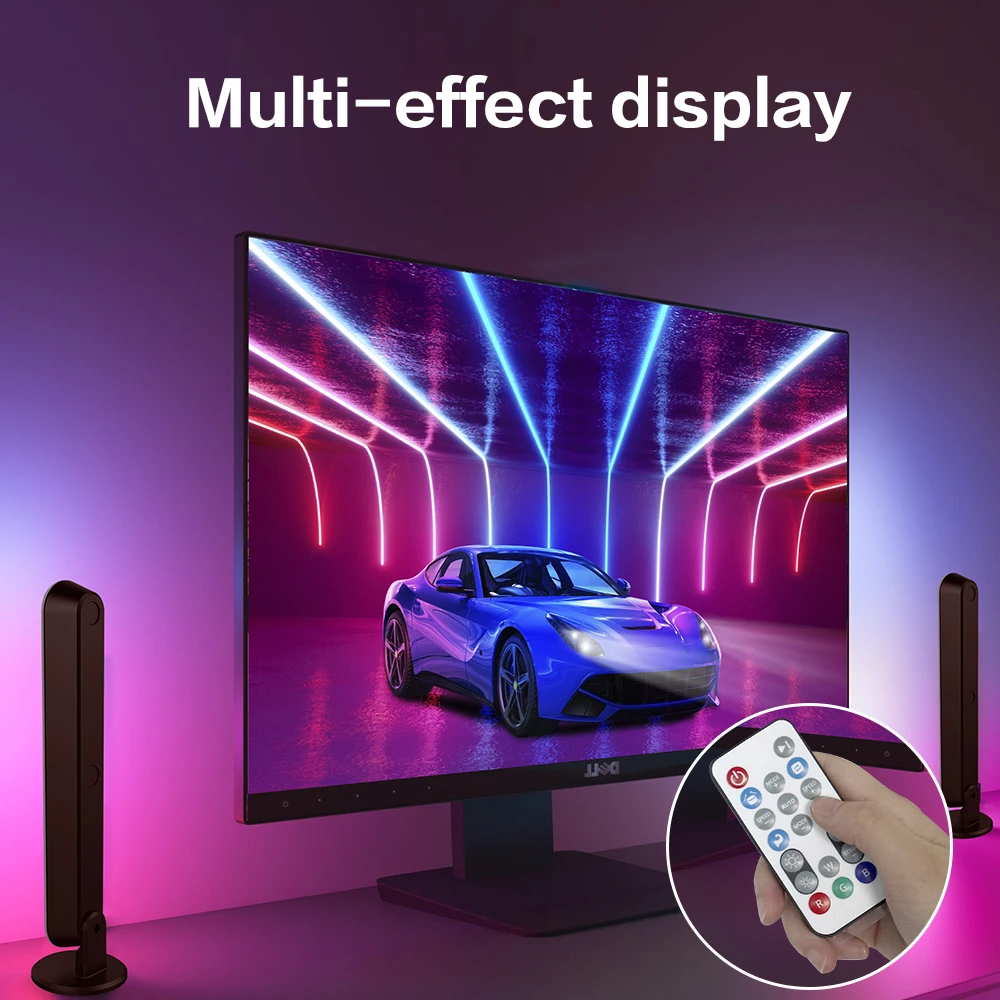 Wholesale Price Living Room Party Computer Game Atmosphere Light USB Outlet Modern LED RGB Table Lamp