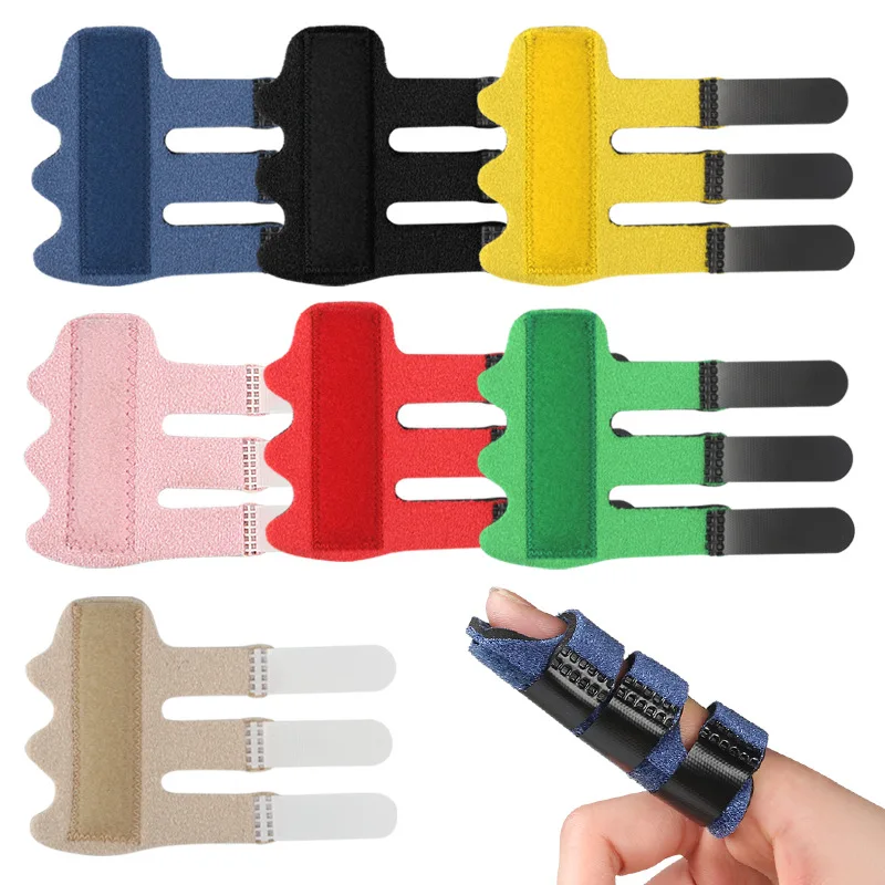 Universal Finger Straightener Broken Finger Splints Brace Middle Index Ring Finger Sprain Relief Support