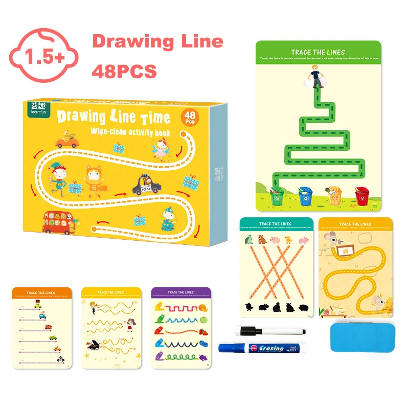 2023 Handwriting Practice Workbook with Pencil Pen Control Tracing Pre-handwriting Activity Book for Kindergarten Preschool Ki