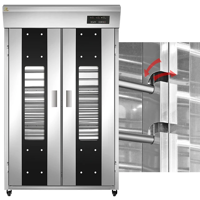 Industrial Professional Bakery Electric Stainless Steel Rotary Oven