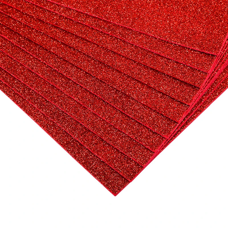 Glitter EVA Sheet foam 1mm 2mm rubber eva foamy sheet EVA FOAM Sheet for Craft