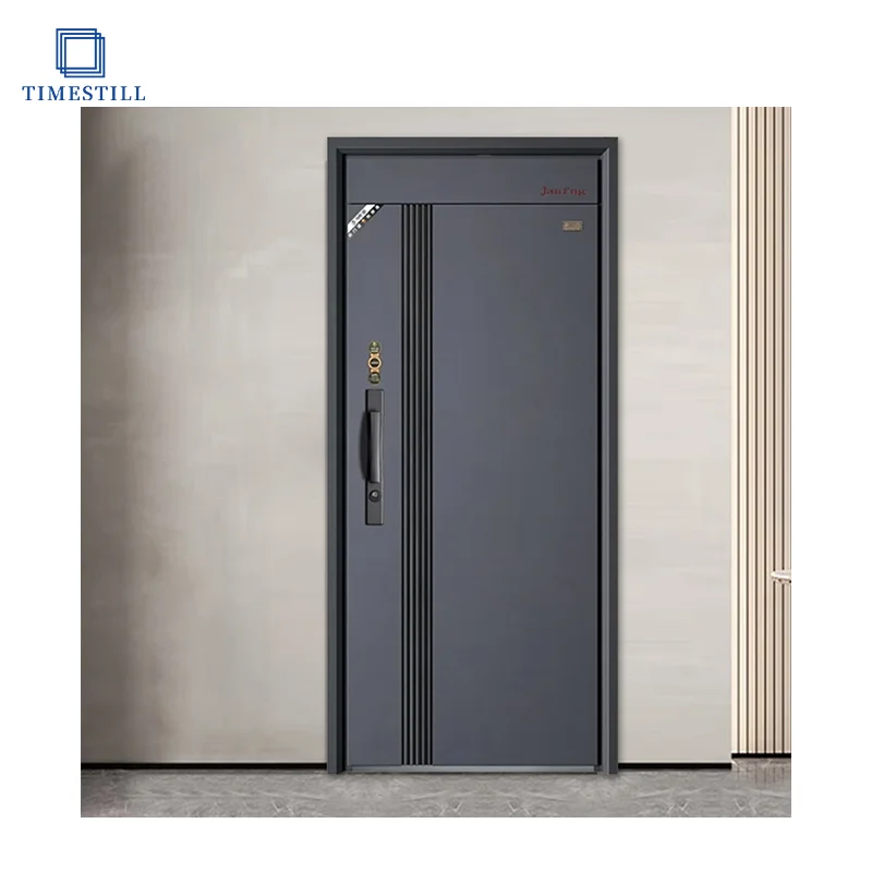 Luxury Exterior Timestill Main Entrance Aluminum Pivot Front Door Modern House Entry Stainless Steel Pivot Doors