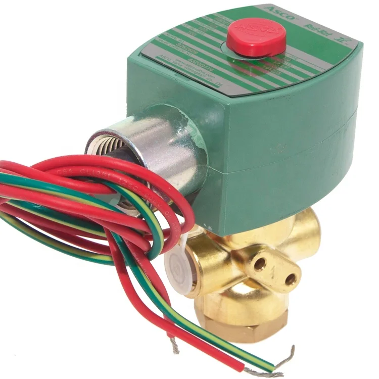 In Stock Brand New Unused ASCO Red Hat Type Solenoid Valve ASCO 8320G174 Coil ASCO 2/3 Way Solenoid Valve