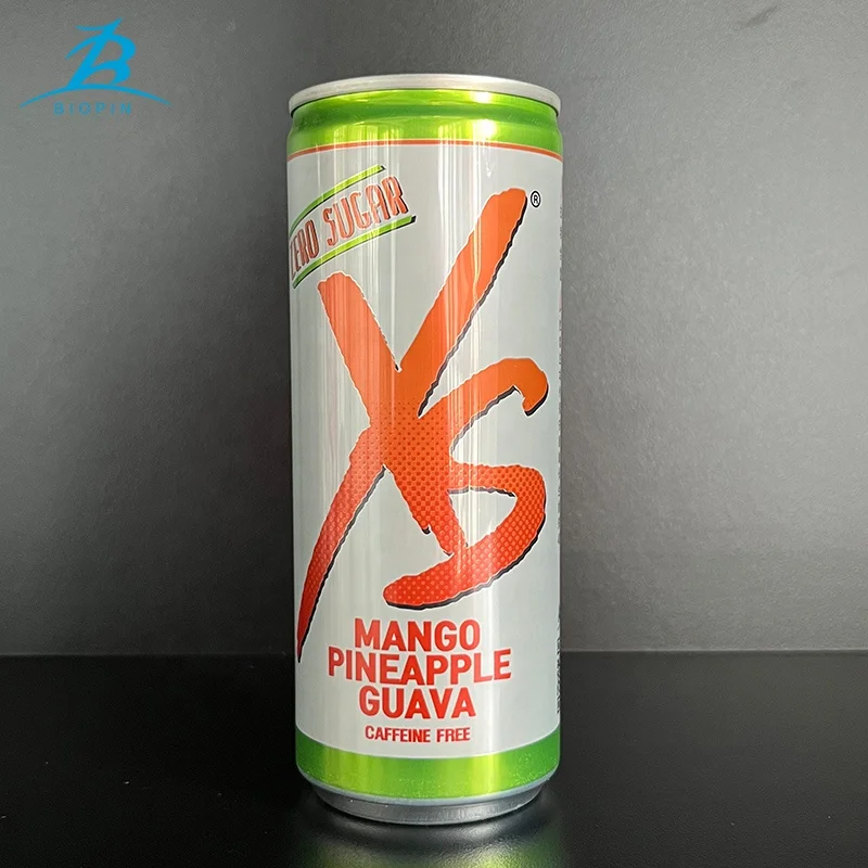 BIOPIN EOE beverage cans 250ml slim can aluminium soda cans