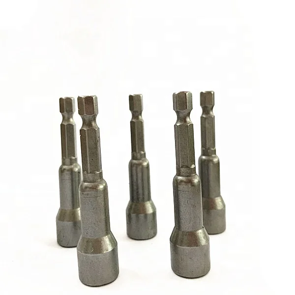 65*10mm Magnetic Screw Driver Bits Hex Socket Nut 5PCS