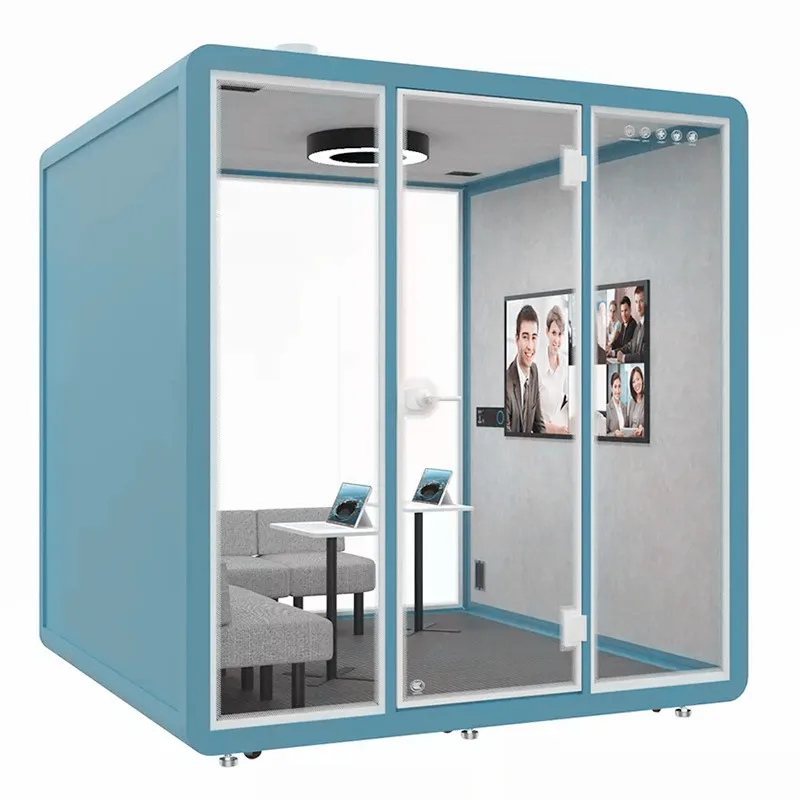 Assembled Movable Portable Meeting Indoor Work Studio Vocal Silence Private Office Pod Soundproof Booth