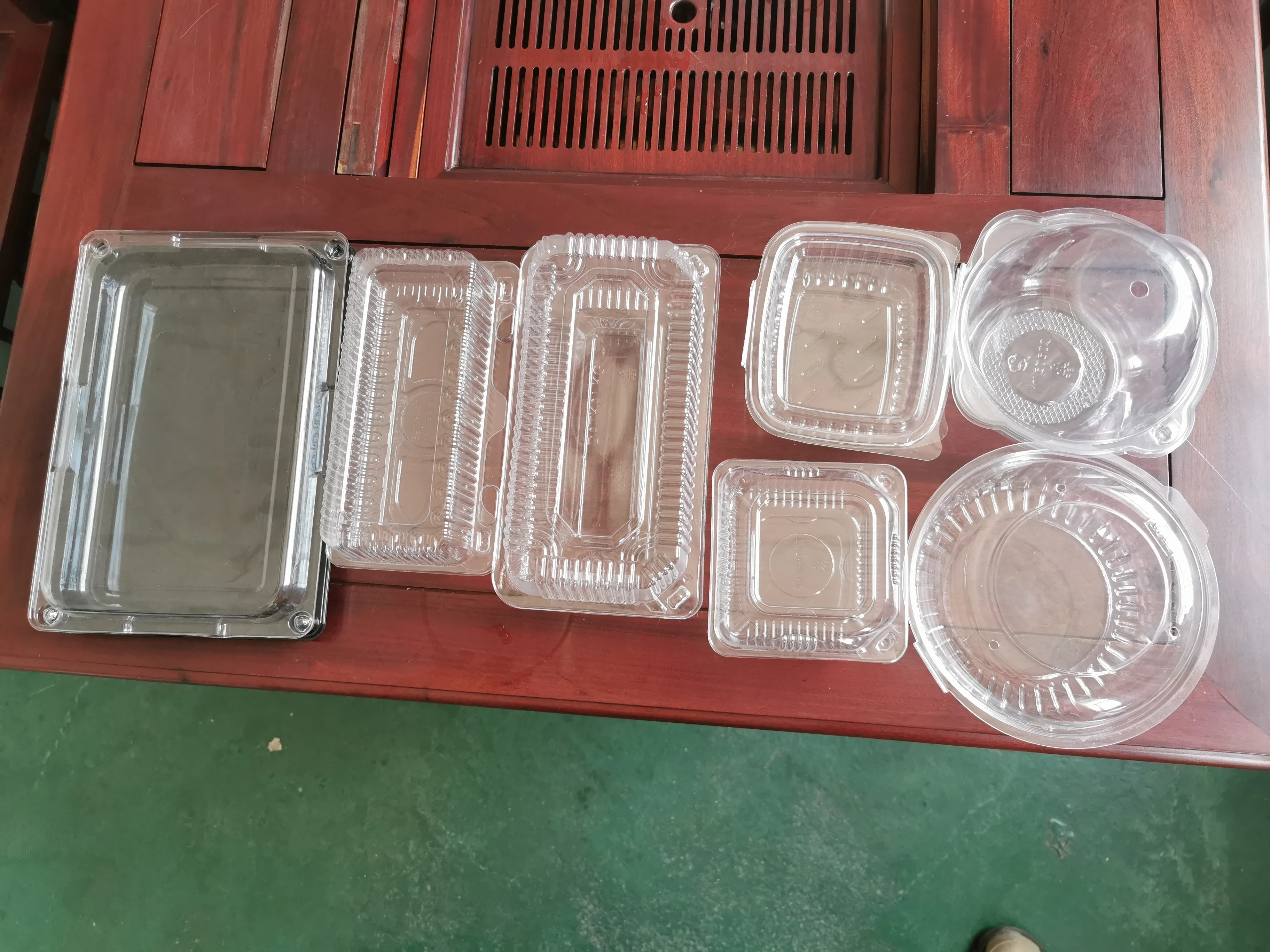 Disposable Fully-automatic PS foam food container/box Production line/EPS foam lunch box vacuum thermoforming machine