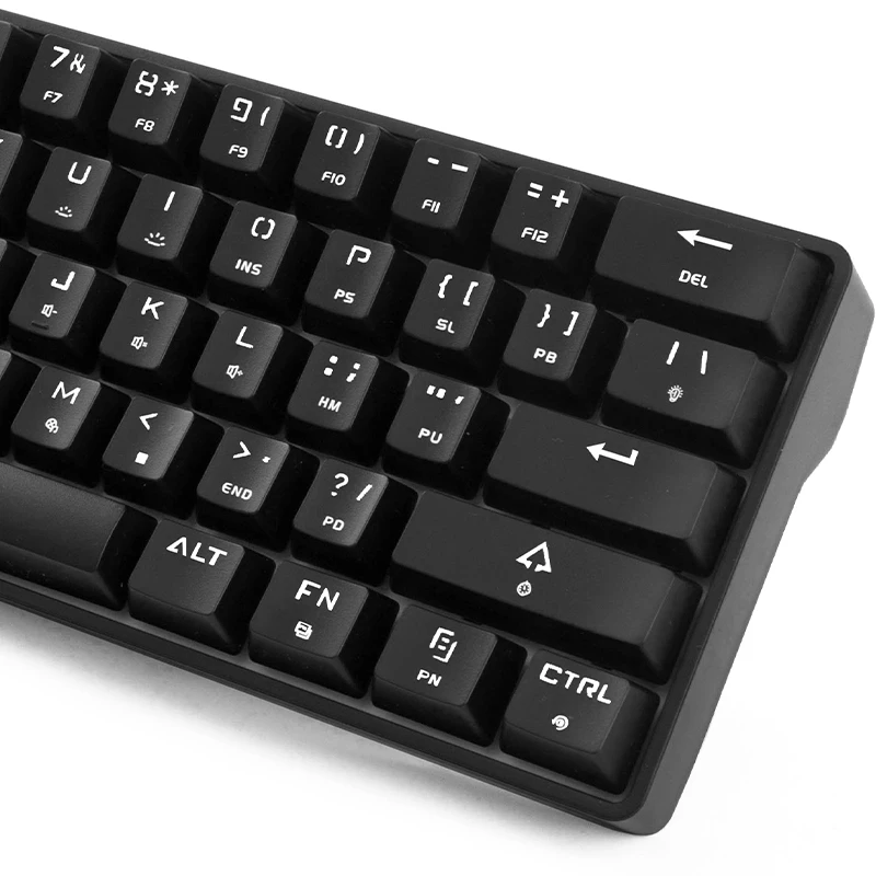 
RGB Lighting Game Cherry Switch Backlight Used Type-C Mini Compact 61 Keys Keyboard 60% Wireless Mechanical Gaming Keyboard 