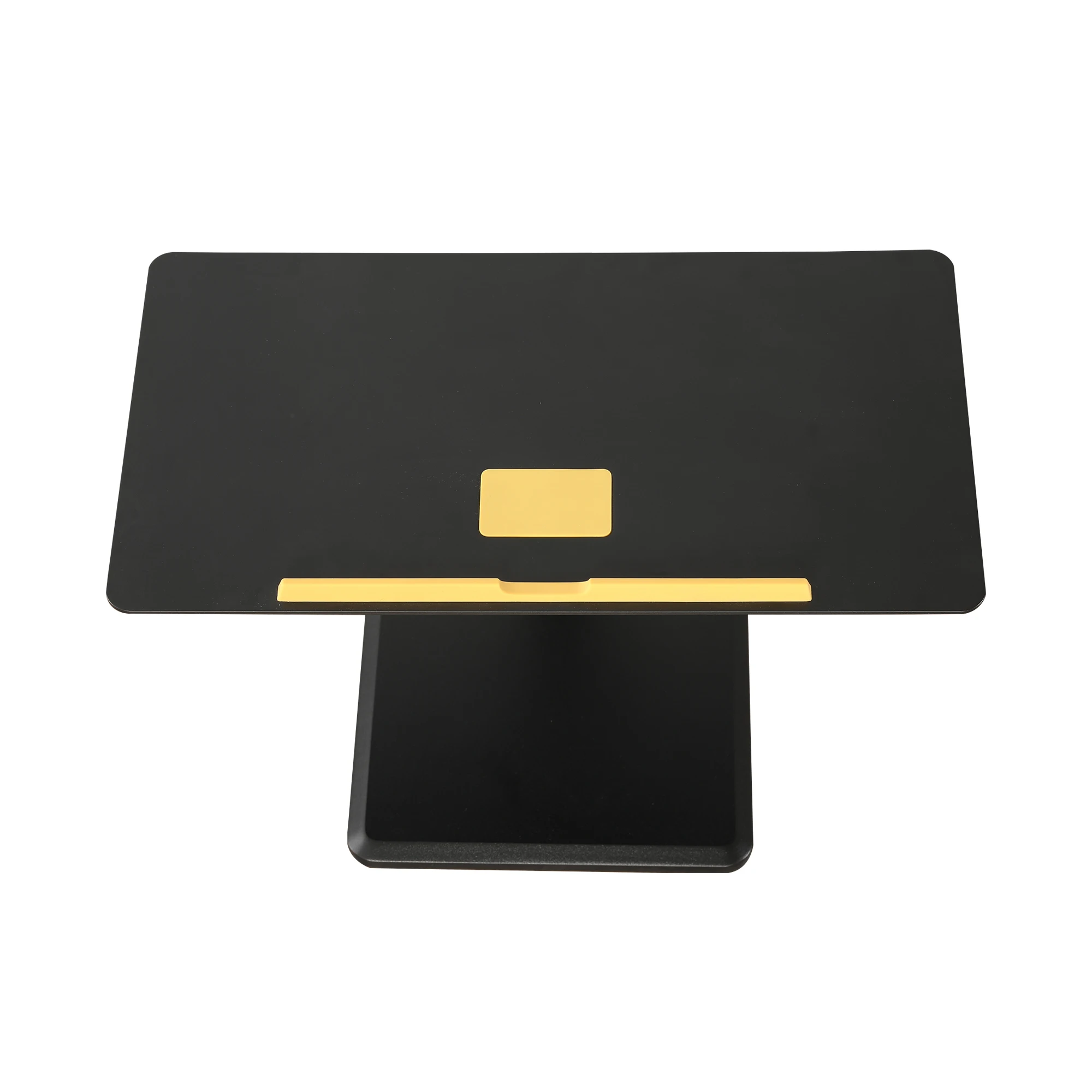 Aluminum Ergonomic Sit to Stand Desk Riser Office Workstation standing desk Converter with Gas Spring