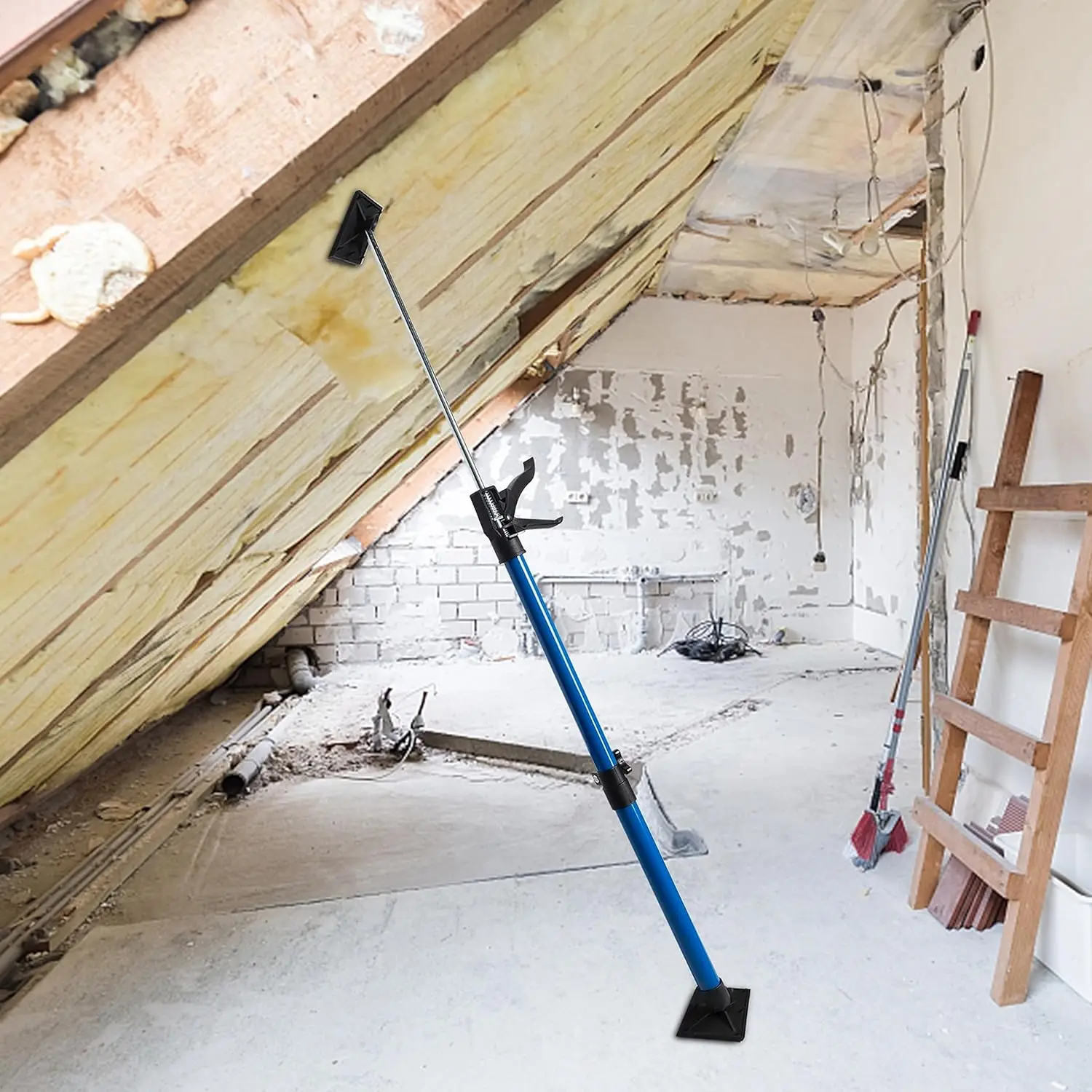 50-115 cm Adjustable ceiling support jack pole extension telescopic support rod for DIY