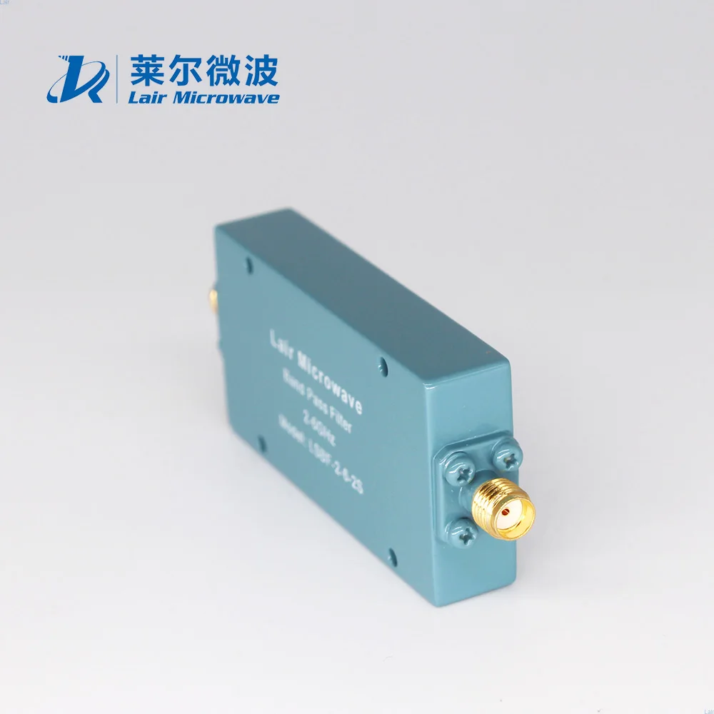 Low Insertion Loss 2-6 Ghz ilitary Cavity Microstrip Filter RF Band pass Filter with S MA connector