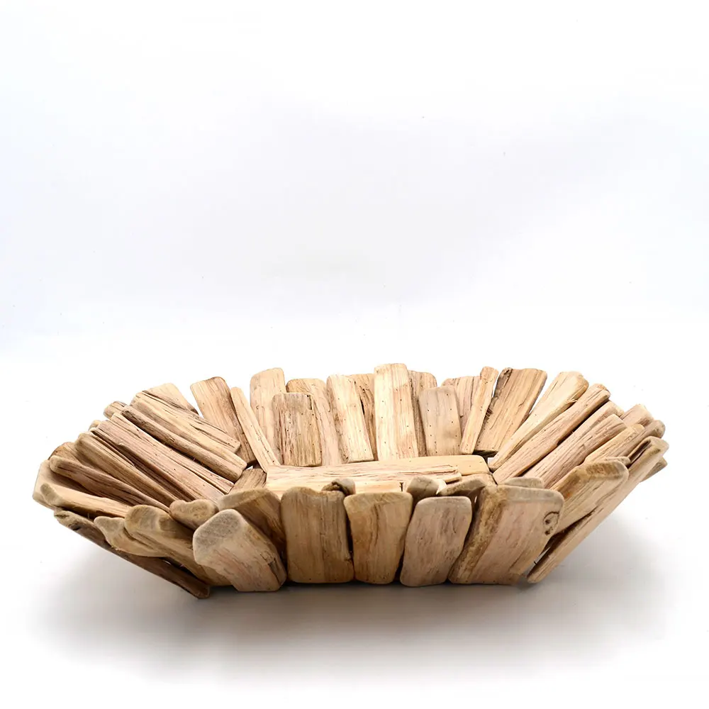 Original handmade fruit snack  plate wood Eco-Friendly Creativity nature wood Wooden Plates