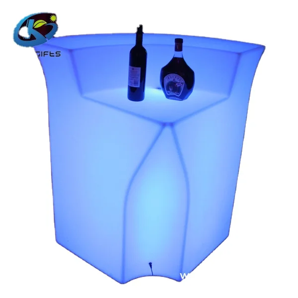 Outdoor Summer Beach Bar Table LED DRINKS BAR COUNTER