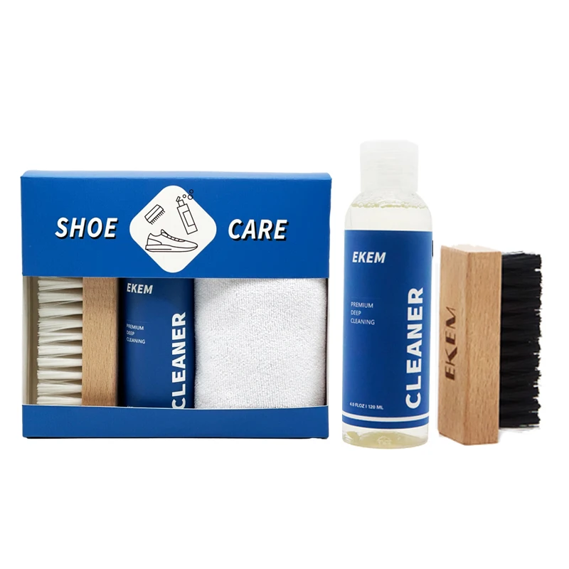 EKEM Oem Wholesale Manufacturer Natural Ingredients Sneaker Cleaner Kit Shoe Cleaning Kit Cleaner Kit