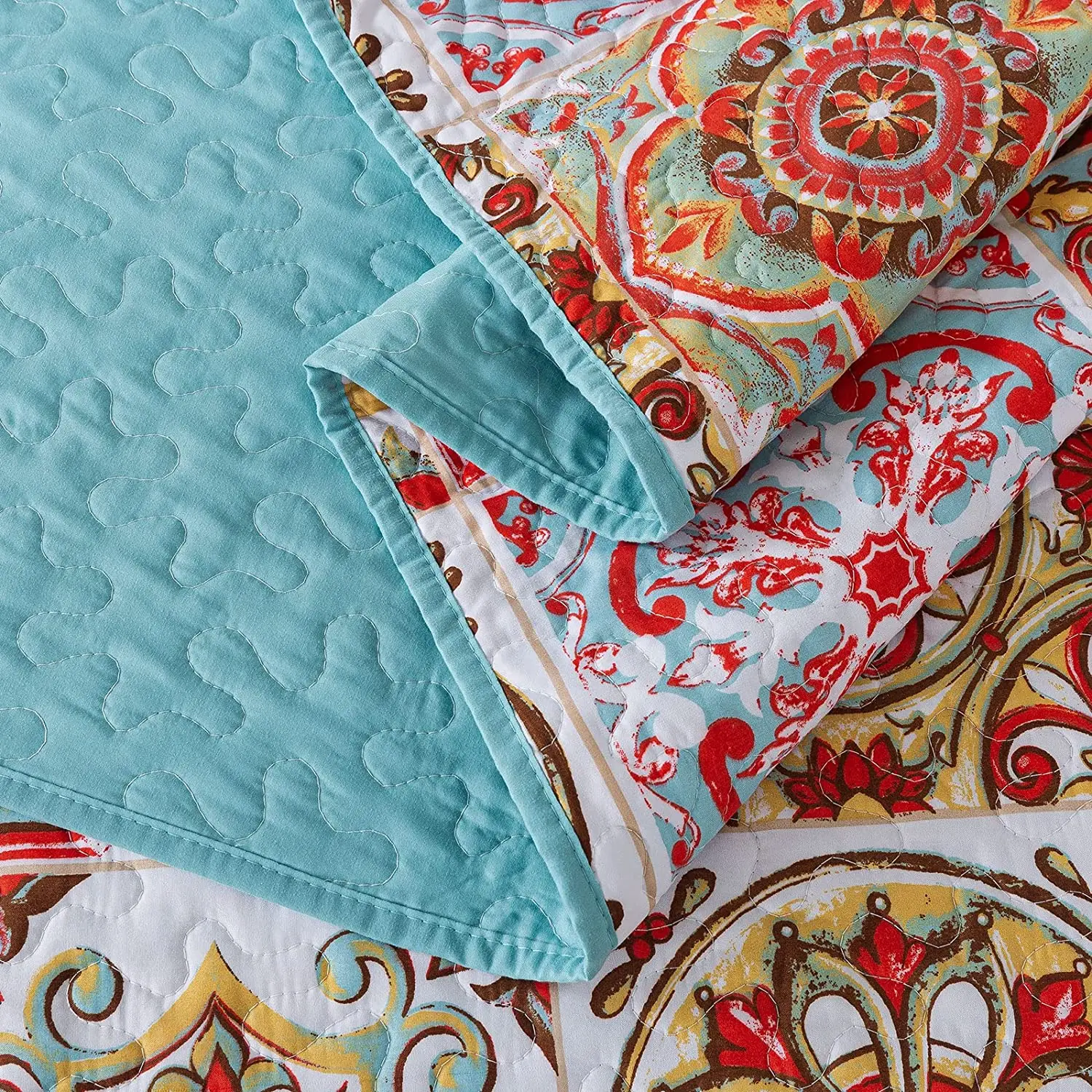 Brillmax Floral Luxury Homens Kantha Patchwork Summer Polyester Quilts Blanket Bedding Set Bedspread Wholesale Manufacturers