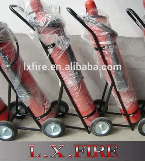 ISO9809-1 10-50kg Wheeled Refilling Station Equipment CO2 Fire Trolley Extinguisher