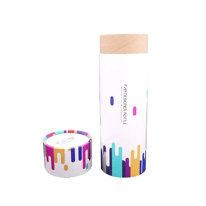 New Cardboard gift box Luxury cosmetic makeup paper tube box