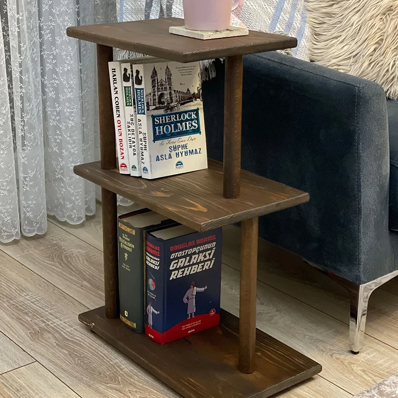 Wooden sofa storage rack, bookshelf, living room storage rack,Customized furniture manufacturer,OEM/ODM