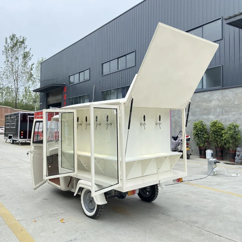 2024 Mobile Food Truck 3 Wheel Motorcycle Electric Can Be Custom Pizza Food And Snack And Ice Cream Or Coffee