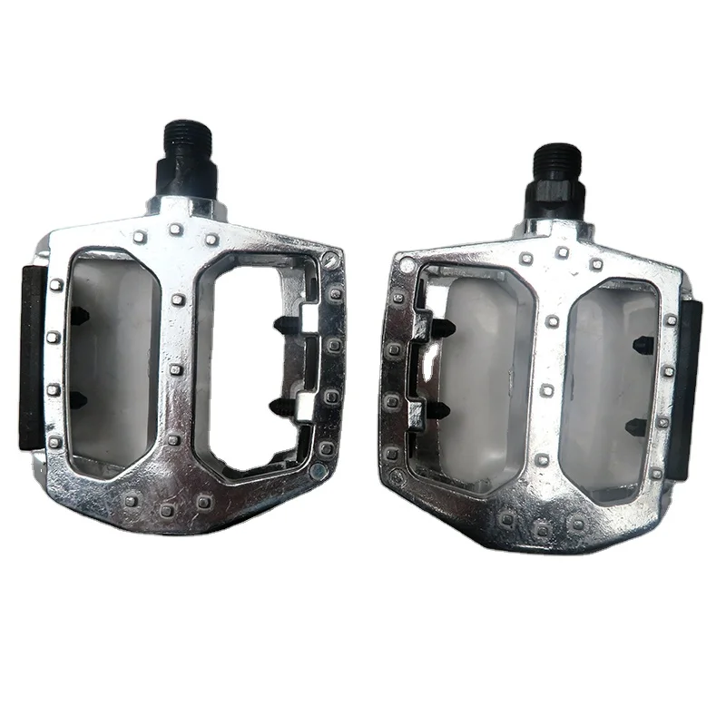 china bicycle parts silver color bicycle pedal aluminum alloy good quality  road bike pedal adult bicycle pedal