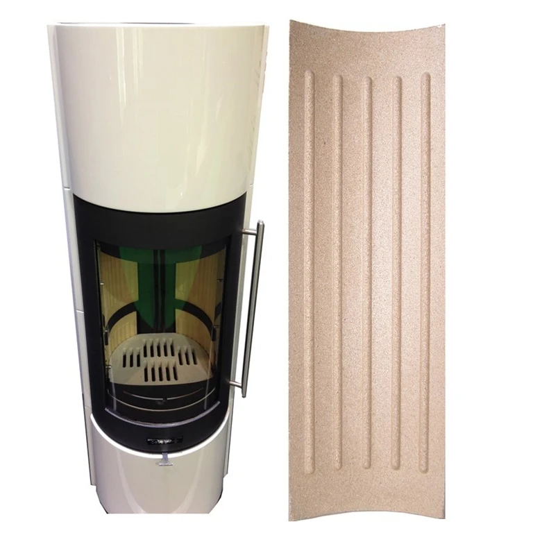 Vermiculite curved fireplace thermal resistant block insulation liner board