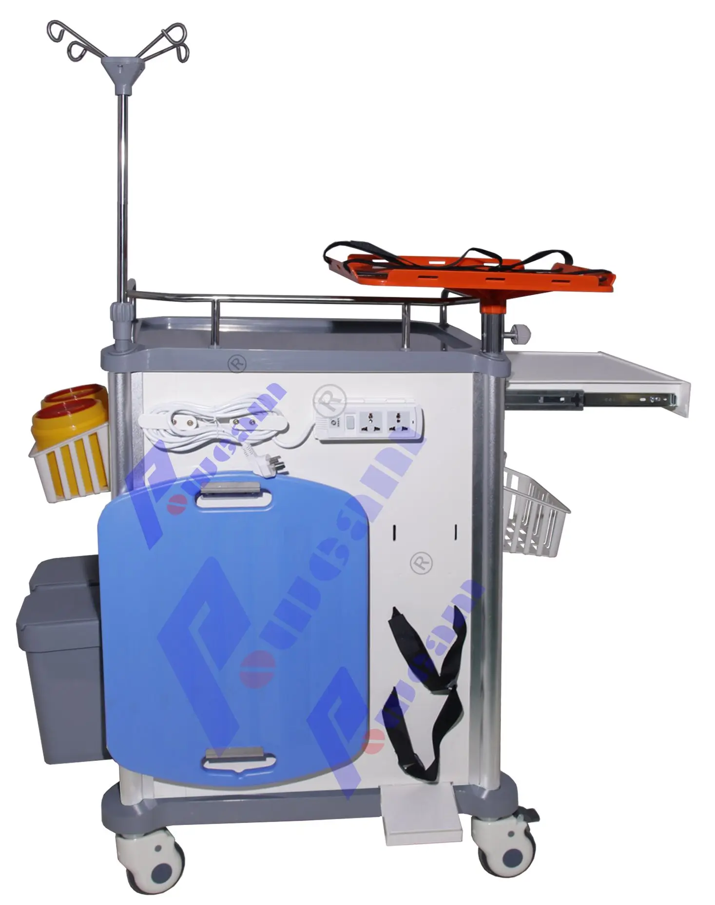 Hospital Rescue Dressing ABS Cart Medicine Trolley